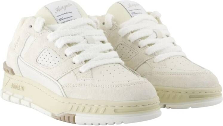 Axel Arigato Beige Leren Sneakers Wit Beige