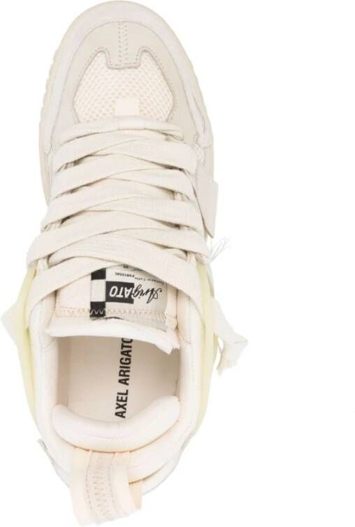 Axel Arigato Beige Sneakers met Enkelvulling