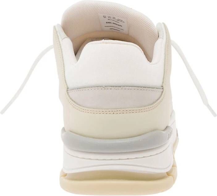 Axel Arigato Beige Sneakers Ronde Neus Vetersluiting Beige Heren