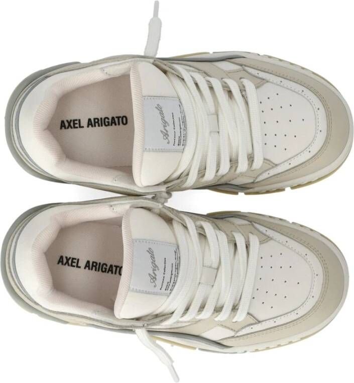 Axel Arigato Beige Wit Grijs Leren Sneaker