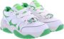 Axel Arigato Low-Top Sneakers Dames Catfish Lo Wit Smaragd in wit - Thumbnail 5