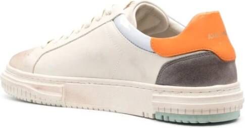 Axel Arigato Cremino Orange Atlas Low-Top Sneakers White Heren