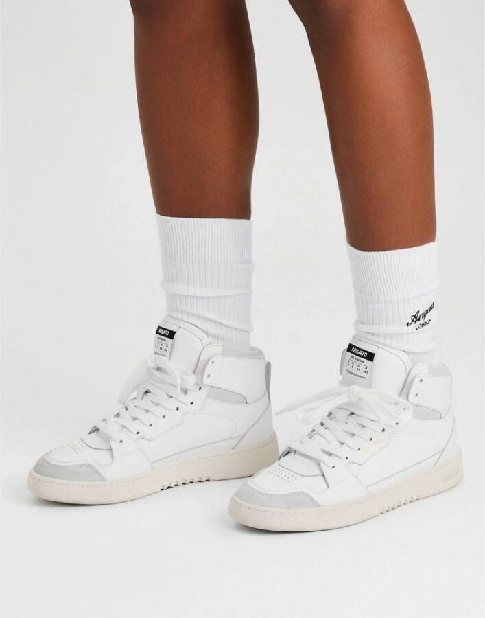 Axel Arigato Wit Grijs High-Top Sneakers White Dames