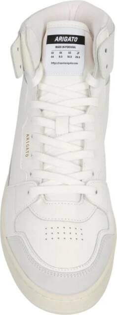 Axel Arigato Wit Grijs High-Top Sneakers White Heren
