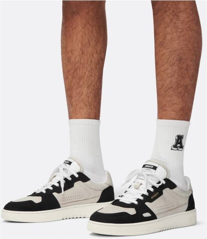 Axel Arigato Zwarte Sneakers met Paneelontwerp Multicolor Heren - Foto 9