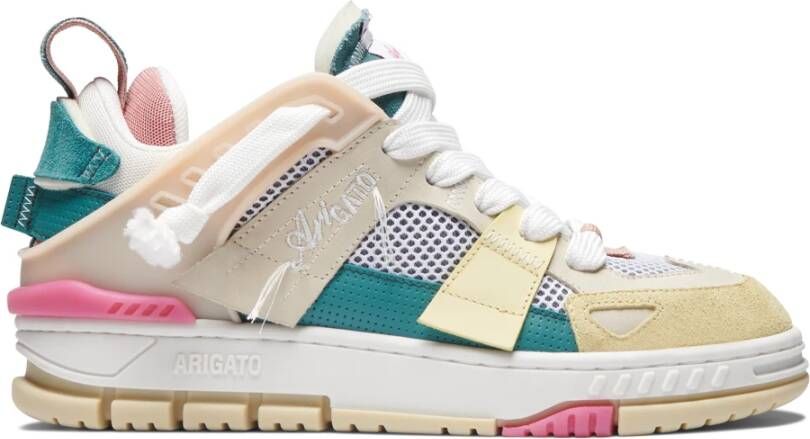 Axel Arigato Gebied Patchwork Sneaker Beige Dames