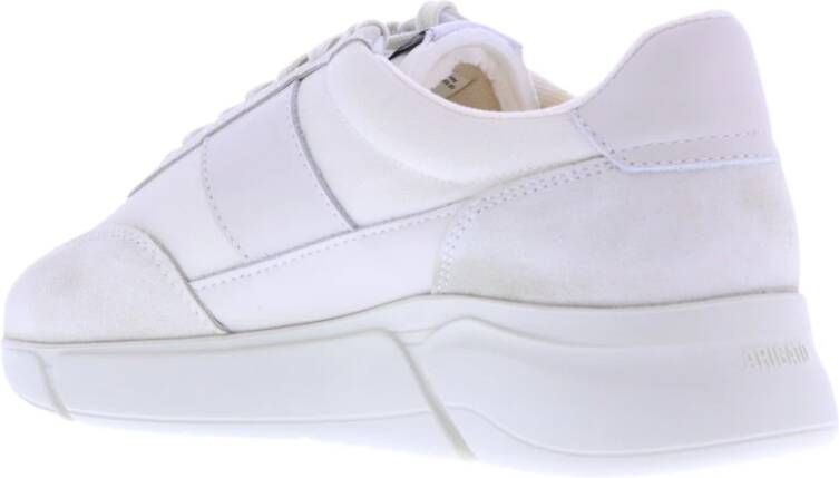 Axel Arigato Monochrome Leren Sneakers Wit Heren