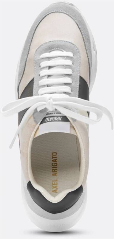 Axel Arigato Vintage Runner gemaakt van LWG-gecertificeerd leer Gray Heren