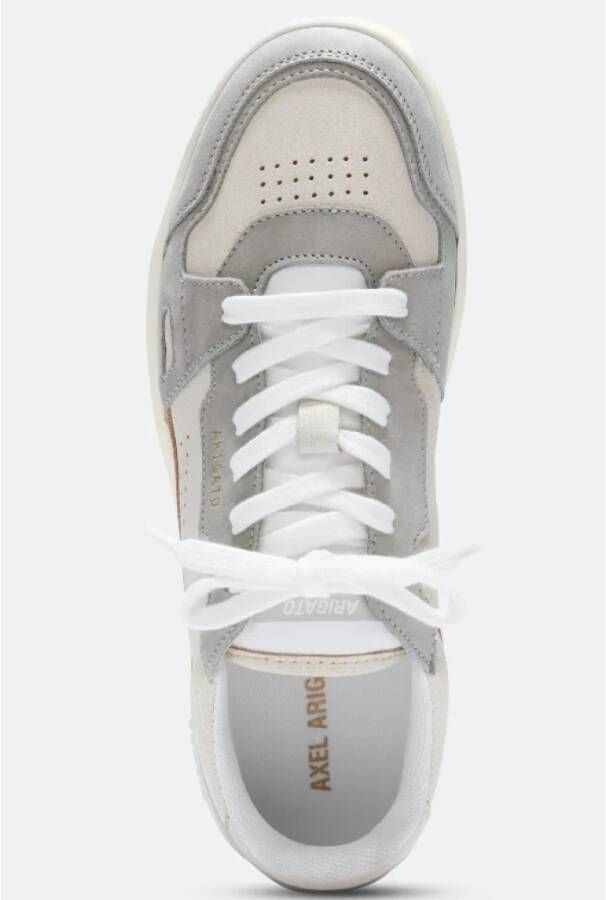 Axel Arigato Grijze Color-Block Sneakers met Gouden Logo