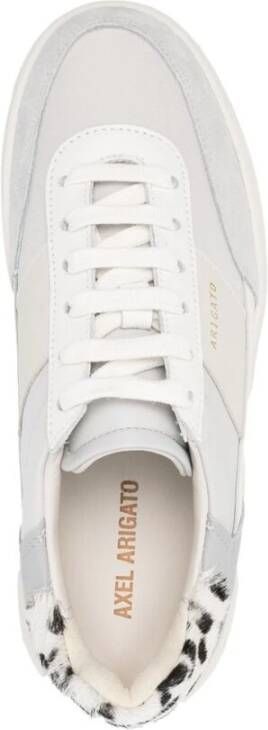 Axel Arigato Grijze Witte Panel Sneakers met Logo Print Gray Dames