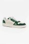 Axel Arigato Witte Sneakers met Lage Top en Groen en Wit Leer White Dames - Thumbnail 5