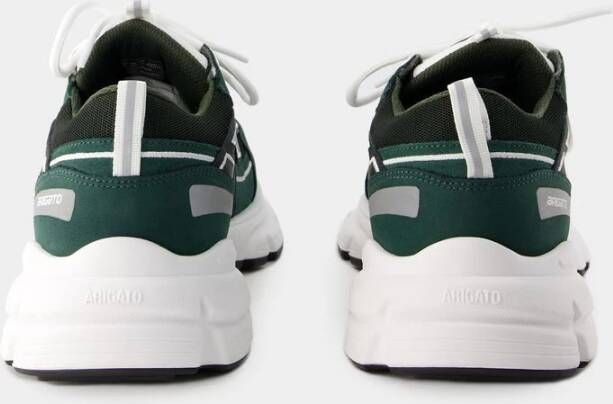 Axel Arigato Groen Zwarte Leren Trail Sneakers Green Heren