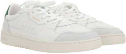 Axel Arigato Witte lage sneakers met grijs suède White Heren