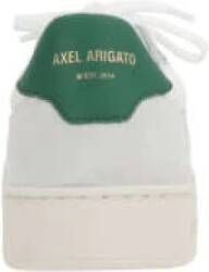 Axel Arigato Witte lage sneakers met grijs suède White Heren