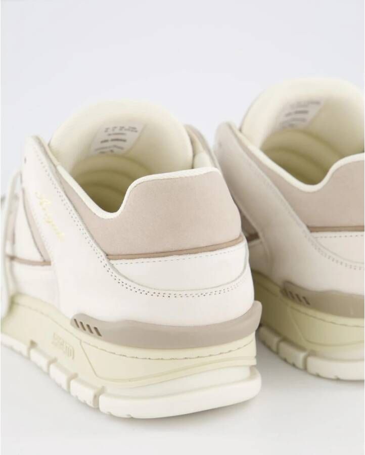 Axel Arigato Lage Top Sneaker Wit Taupe