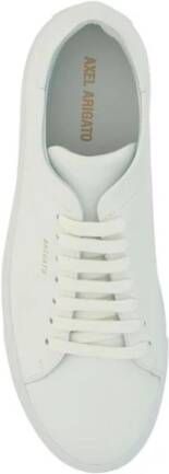 Axel Arigato Leren sneakers met contrasterend logo en vetersluiting White Heren