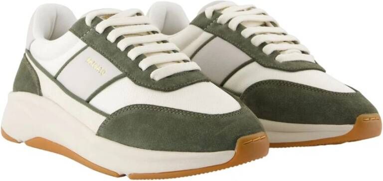 Axel Arigato Neo Beige Groen Leren Sneakers