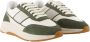 Axel Arigato Neo Beige Groen Leren Sneakers - Thumbnail 2