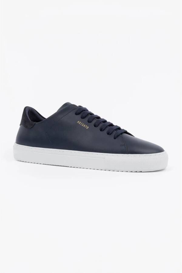 Axel Arigato Clean 90 Navy Lage Sneakers Blauw Heren