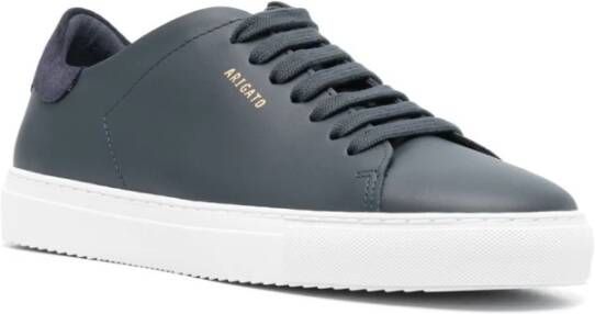 Axel Arigato Marineblauwe Clean 90 Low-Top Sneakers Blauw Heren