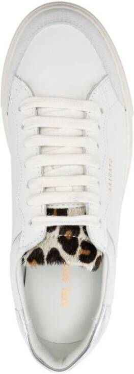 Axel Arigato Leopard Print Lage Sneakers Wit Dames