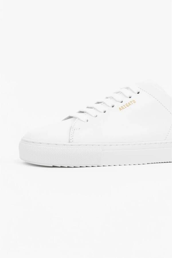 Axel Arigato Leren Contrast Sneakers Wit Dames