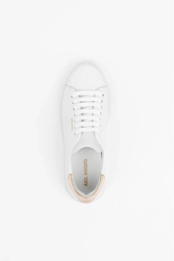 Axel Arigato Leren Contrast Sneakers Wit Dames