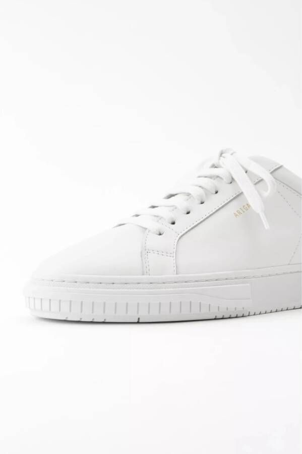 Axel Arigato Leren Sneakers met Ronde Neus Wit Dames