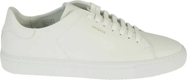 Axel Arigato Witte Lage Top Leren Sneakers Wit Heren