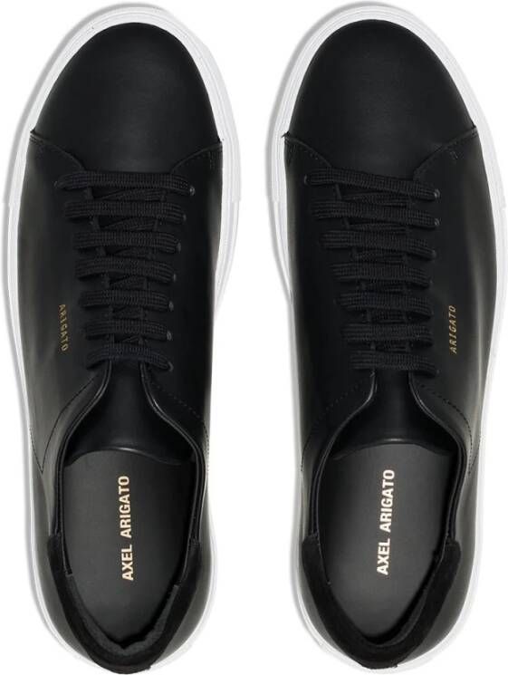 Axel Arigato Clean 90 Zwarte Leren Sneakers Zwart Heren