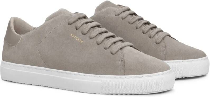 Axel Arigato Suede Sneakers voor een schone look Gray Heren