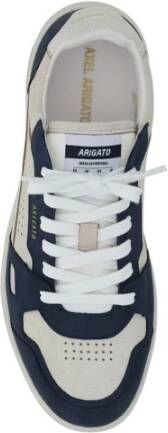 Axel Arigato Suède Veterschoenen met Geborduurde Patch Blue Heren