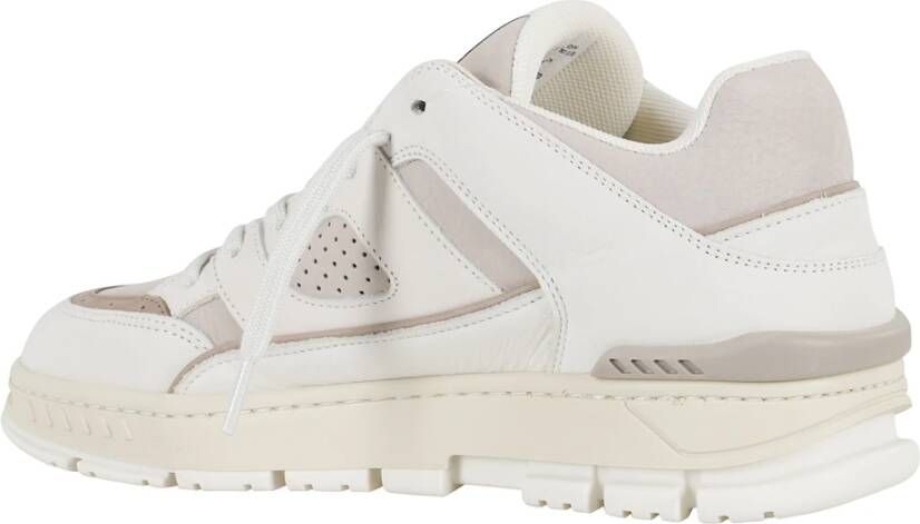 Axel Arigato Taupe en Off White Leren Sneakers