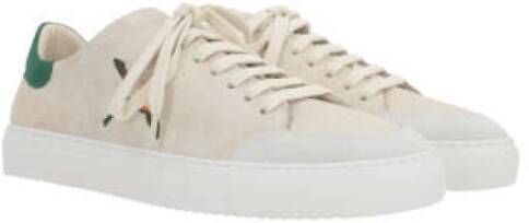 Axel Arigato Vintage Beige Lage Sneakers met Bee Bird Borduursel Beige Heren