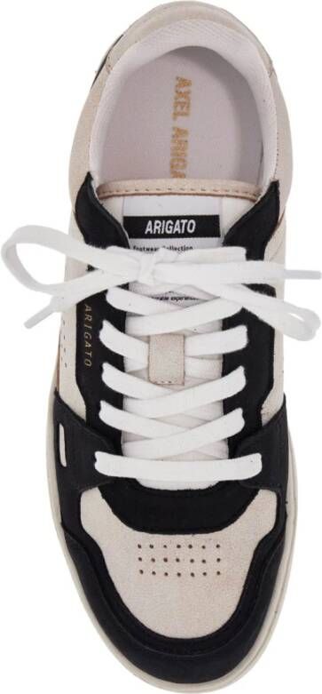 Axel Arigato Vintage-geïnspireerde Leren Sneakers met Logo Beige Dames