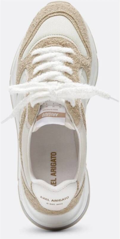 Axel Arigato Vintage-geïnspireerde Rush Sneaker met gedurfde kleuren Beige Heren