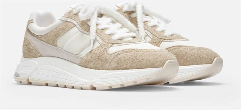 Axel Arigato Vintage-geïnspireerde Rush Sneaker met gedurfde kleuren Beige Heren