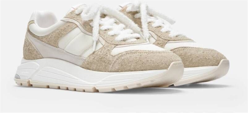 Axel Arigato Vintage-geïnspireerde Rush Sneaker met gedurfde kleuren Beige Heren