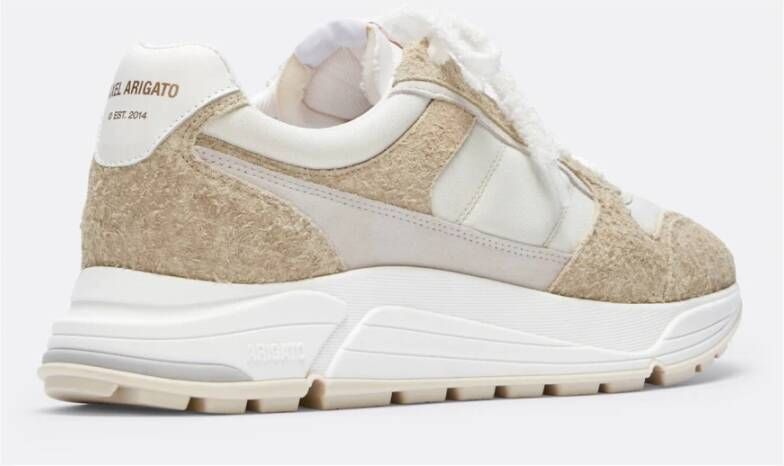 Axel Arigato Vintage-geïnspireerde Rush Sneaker met gedurfde kleuren Beige Heren