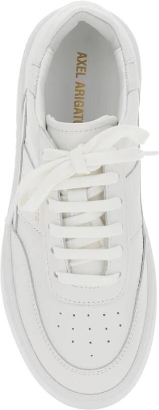 Axel Arigato Vintage Witte Leren Sneakers met Logo White Dames