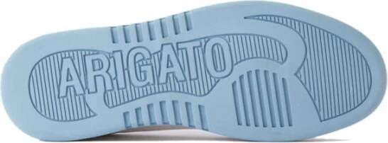 Axel Arigato Wit Stofblauw High-Top Sneakers