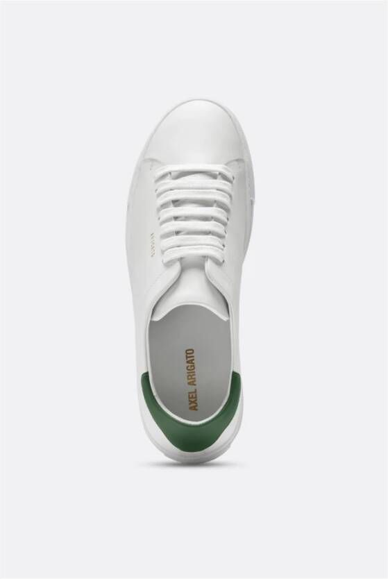Axel Arigato Witte lage sneakers met groen leren hielstuk White Heren - Foto 8