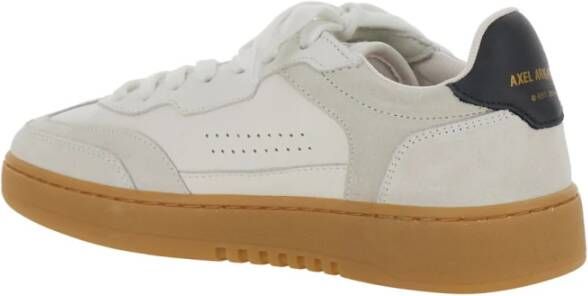 Axel Arigato Witte Leren Lage Sneakers White Dames