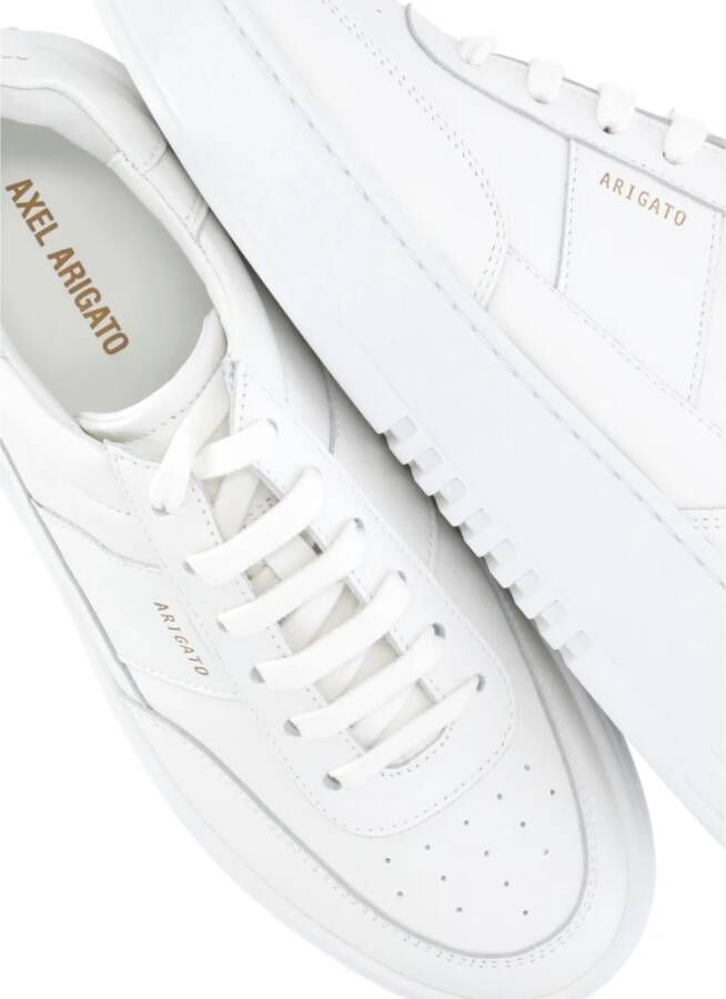 Axel Arigato Witte Leren Sneakers met Geperforeerde Details