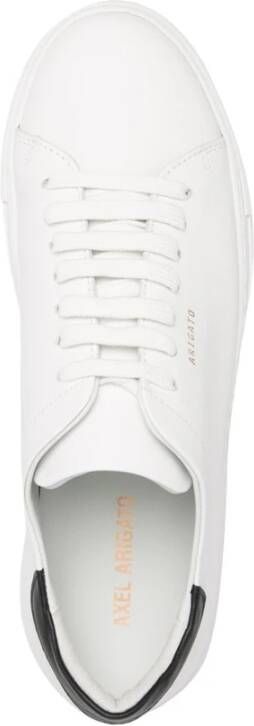 Axel Arigato Witte Leren Sneakers met Gouden Detail White Heren