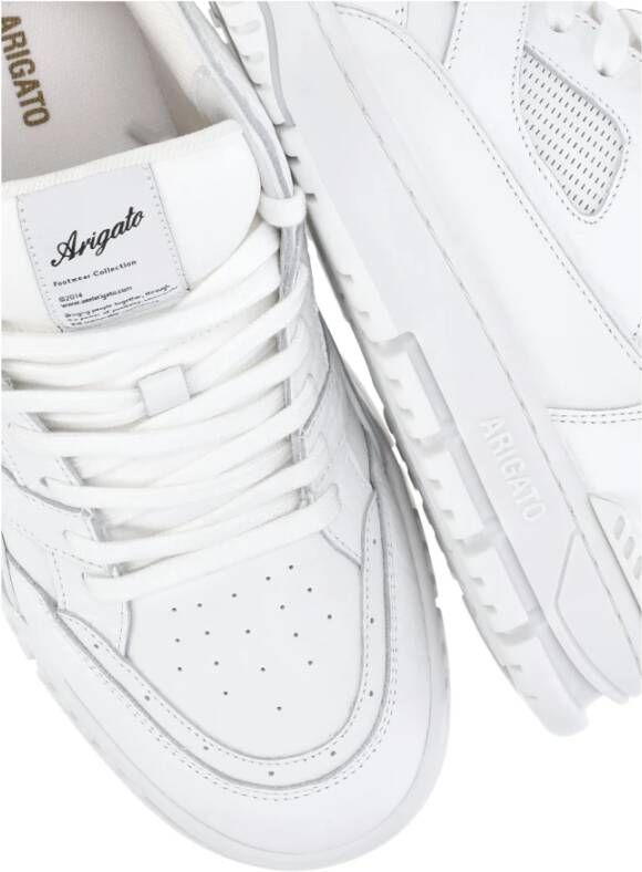 Axel Arigato Witte Leren Sneakers met Gouden Logo