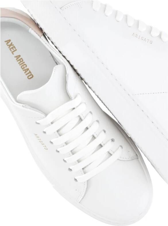 Axel Arigato Witte Leren Sneakers met Gouden Logo