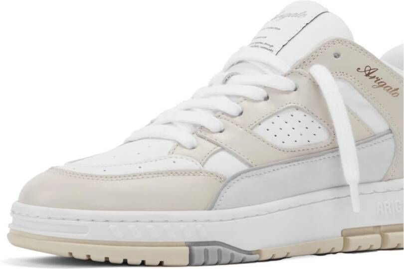 Axel Arigato Witte Sneakers met Metallic Goud Logo White Dames