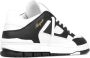 Axel Arigato Wit zwart leren sneaker paneelontwerp Black Heren - Thumbnail 4