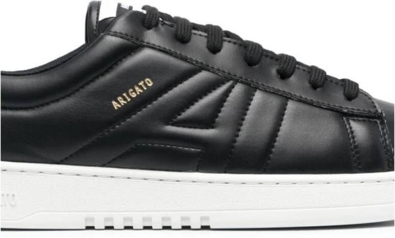 Axel Arigato Zwarte Hooper Sneakers Rubberen Zool Leer